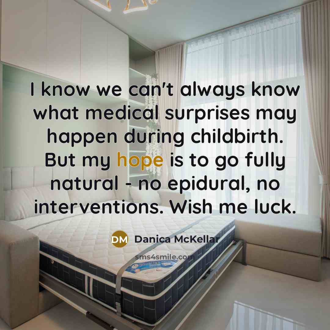 “I know we can't always know what medical surprises may…” quote by Danica McKellar