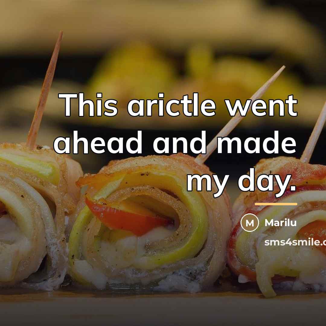 “This arictle went ahead and made my day.…” quote by Marilu
