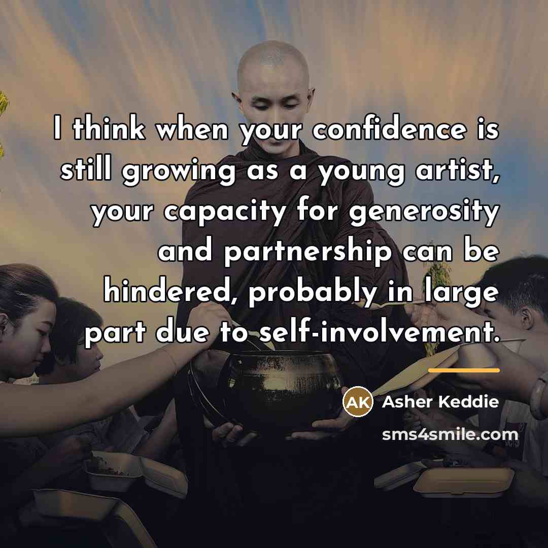 “I think when your confidence is still growing as a…” quote by Asher Keddie