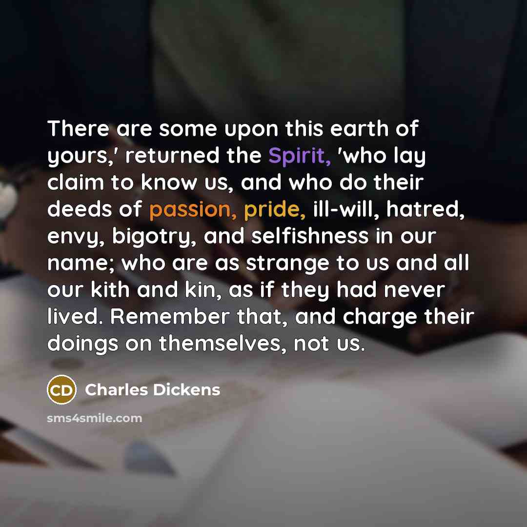 “There are some upon this earth of yours,' returned the…” quote by Charles Dickens