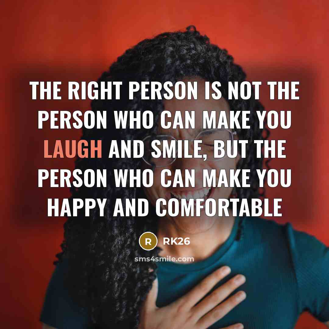 “The right person is not the person who can make…” quote by RK26
