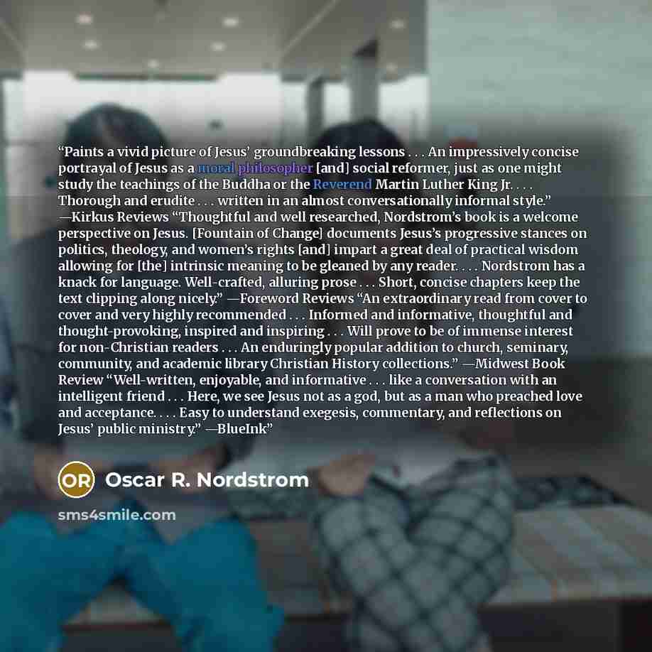 “Paints a vivid picture of Jesus’ groundbreaking lessons . . . An impressively concise portrayal of Jesus as a moral philosopher [and] social reformer, just as one might study the teachings of the Buddha or the Reverend Martin Luther King Jr. . . . Thorough and erudite . . . written in an almost…” quote by Oscar R. Nordstrom