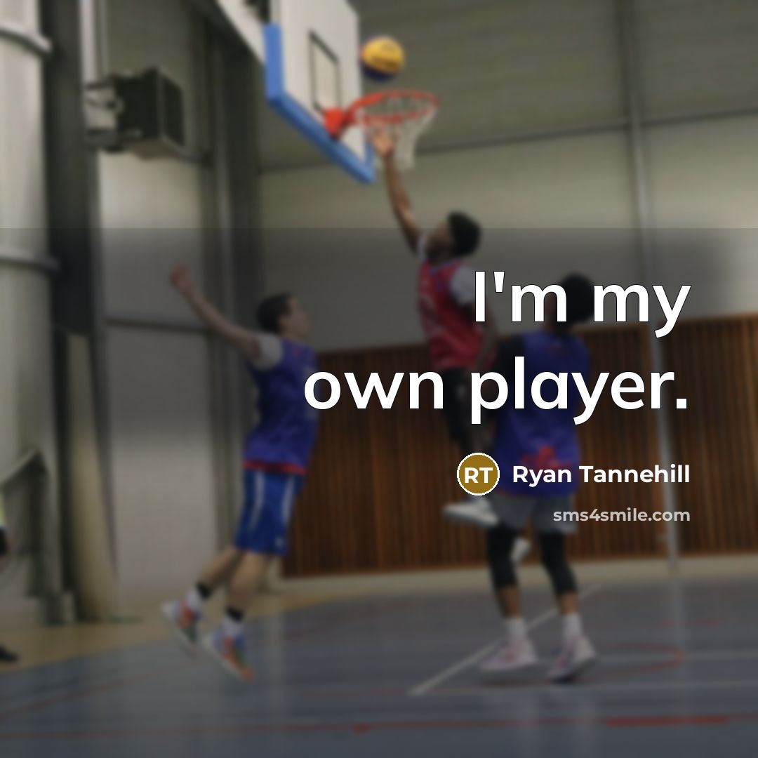 “I'm my own player.” quote by Ryan Tannehill