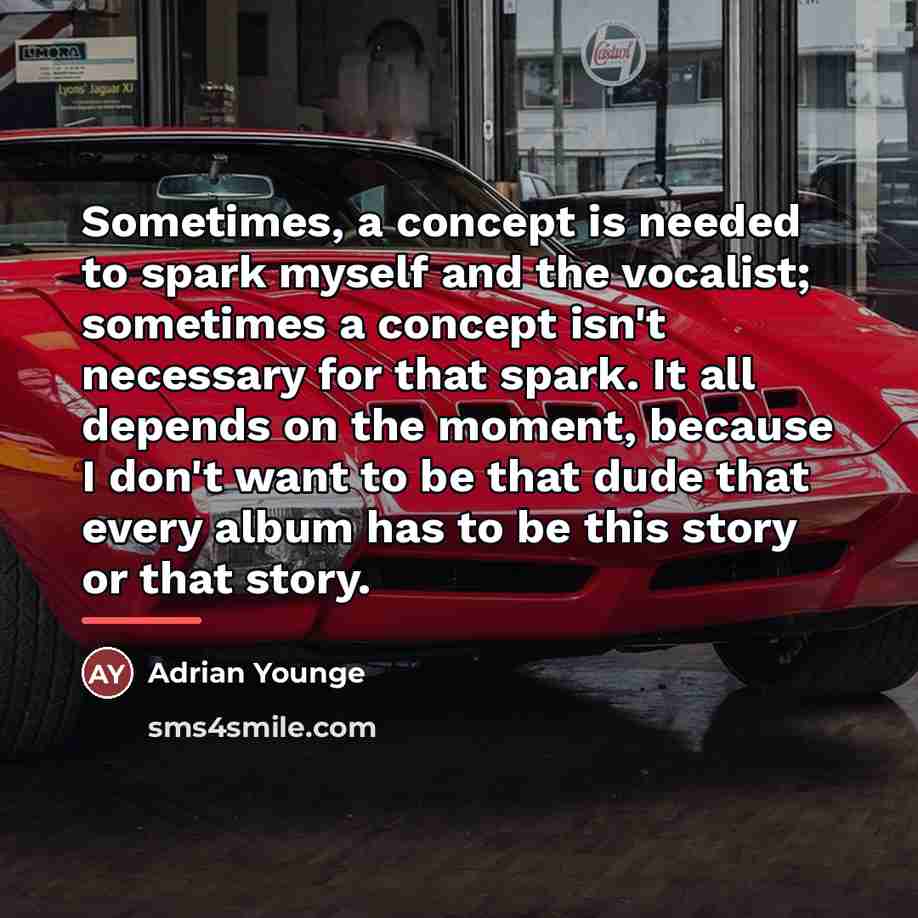 “Sometimes, a concept is needed to spark myself and the…” quote by Adrian Younge