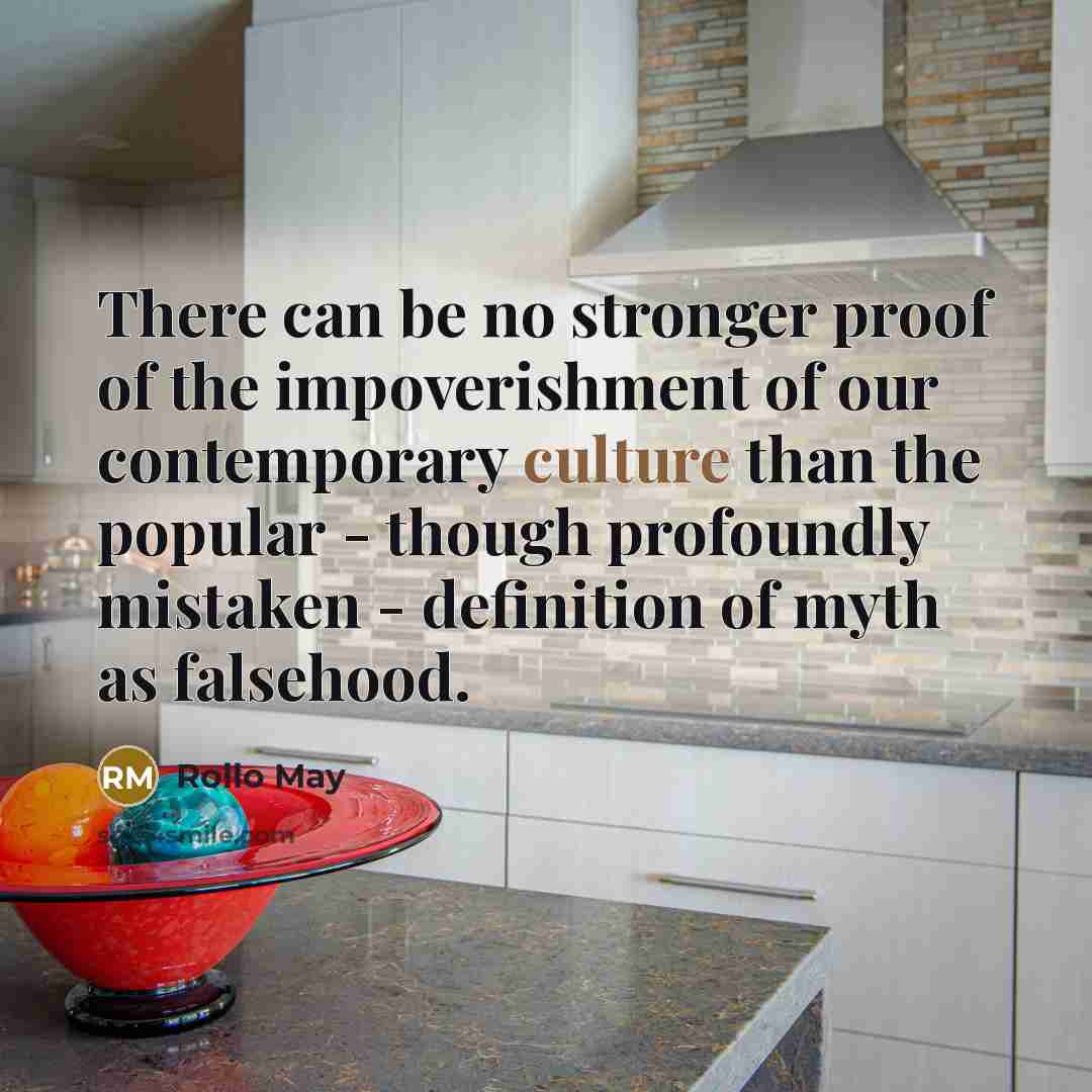 “There can be no stronger proof of the impoverishment of…” quote by Rollo May