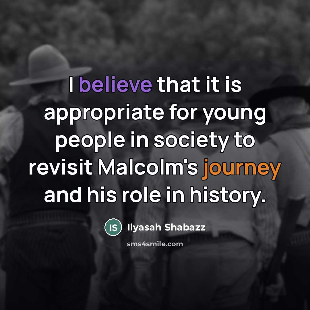 “I believe that it is appropriate for young people in…” quote by Ilyasah Shabazz