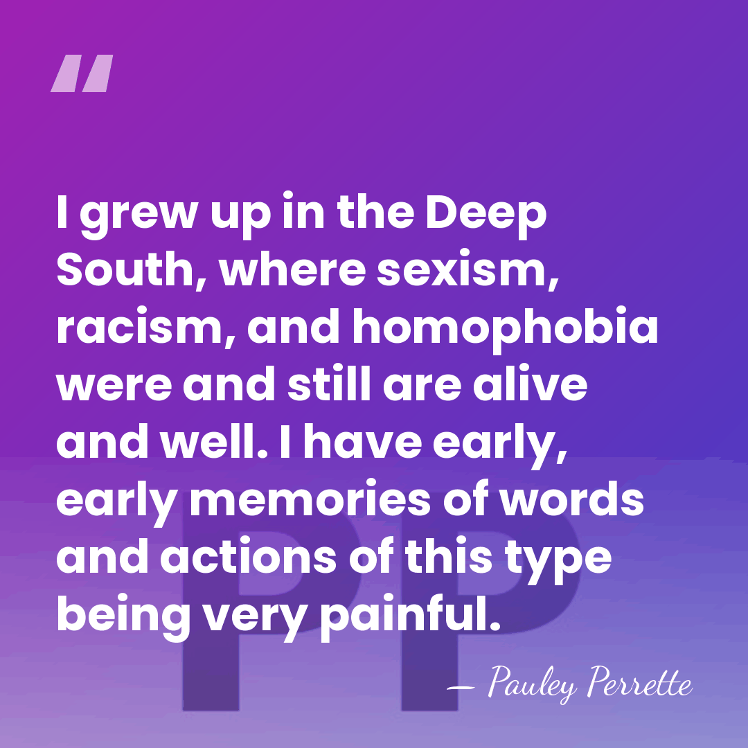 I grew up in the Deep South, where sexism, racism, and homophobia&hellip; - Pauley Perrette