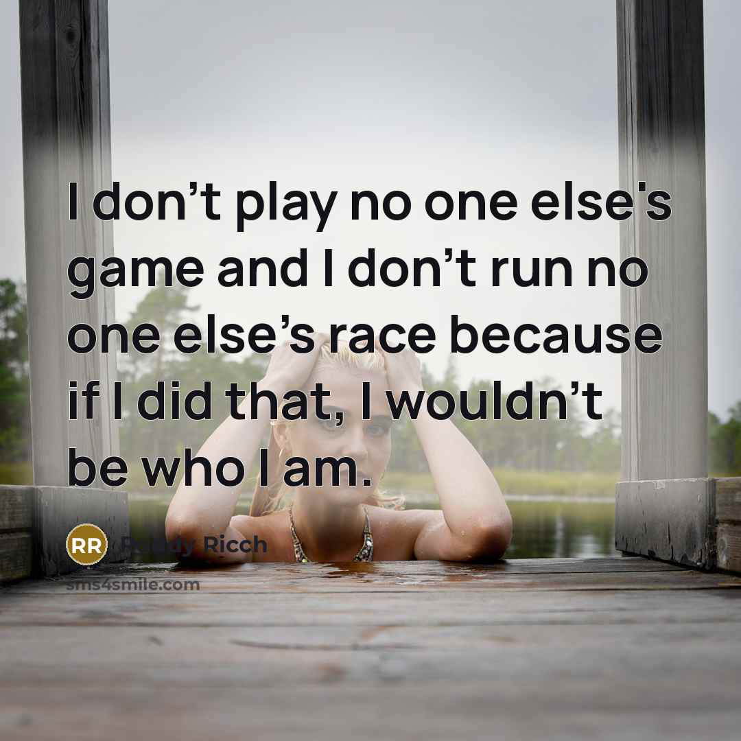 “I don't play no one else's game and I don't…” quote by Roddy Ricch