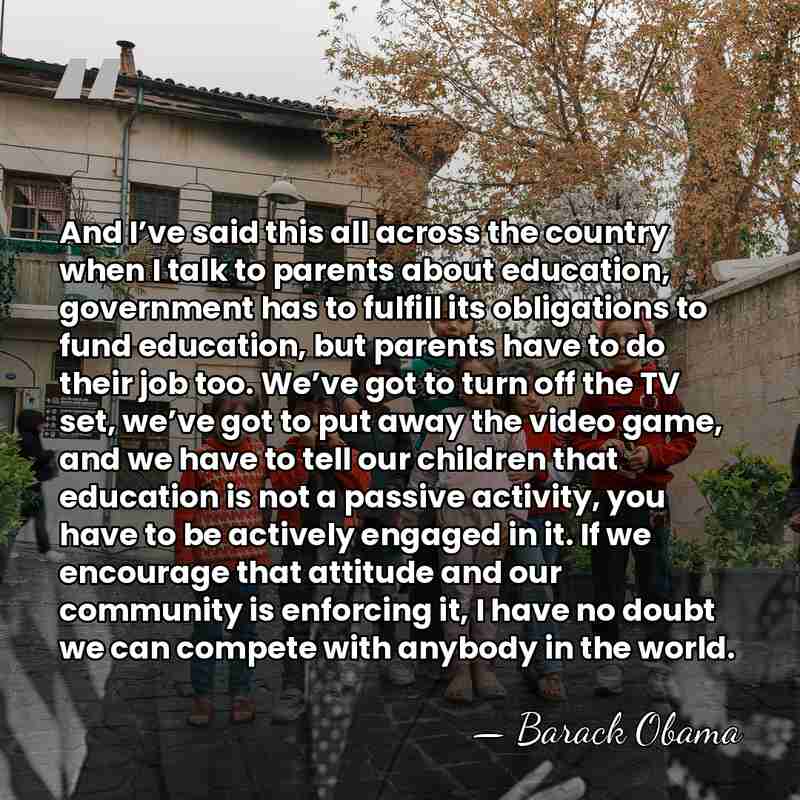 And I’ve said this all across the country when I talk to&hellip; - Barack Obama