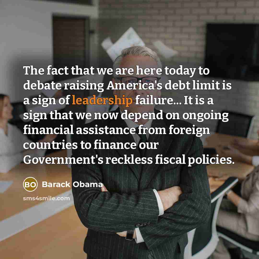 “The fact that we are here today to debate raising…” quote by Barack Obama