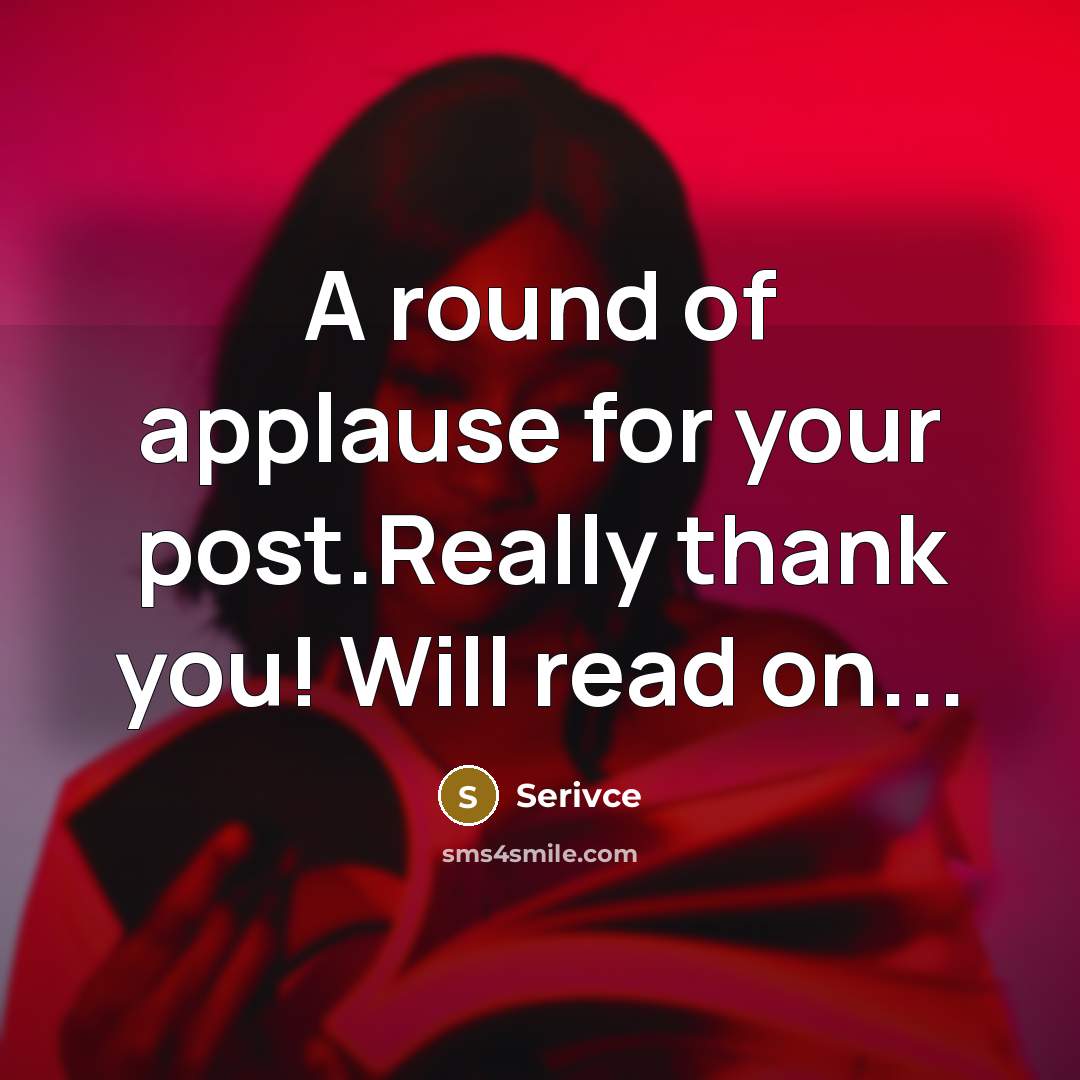 “A round of applause for your post.Really thank you! Will read on...” quote by Serivce