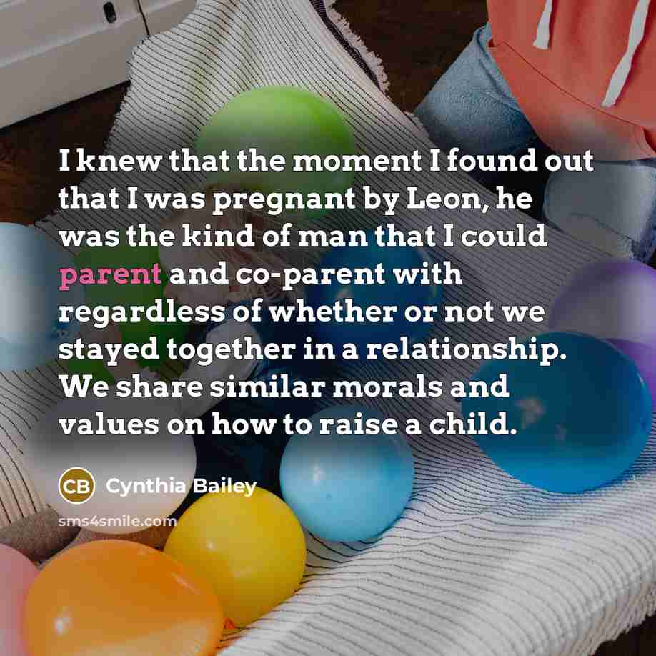 “I knew that the moment I found out that I…” quote by Cynthia Bailey