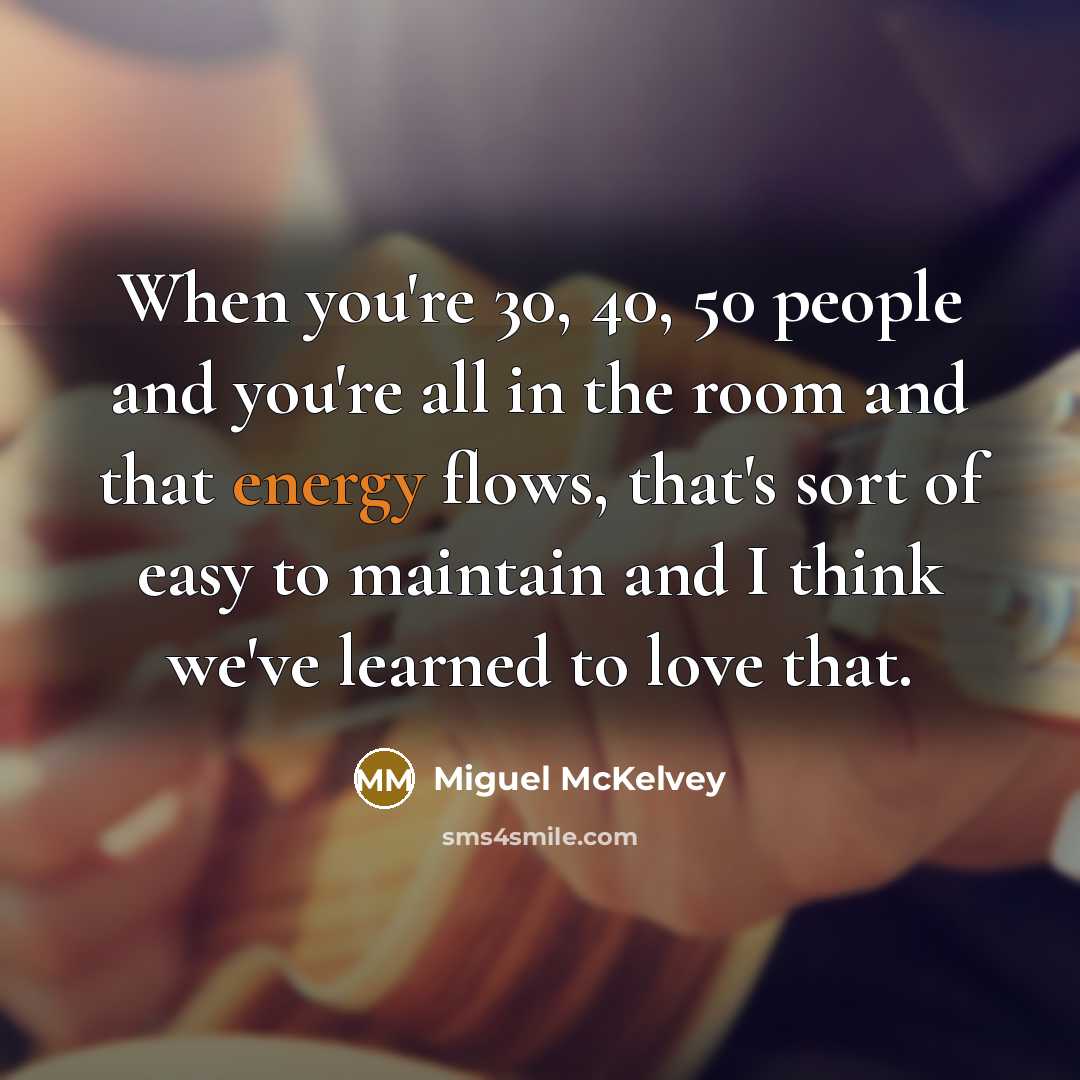 “When you're 30, 40, 50 people and you're all in…” quote by Miguel McKelvey