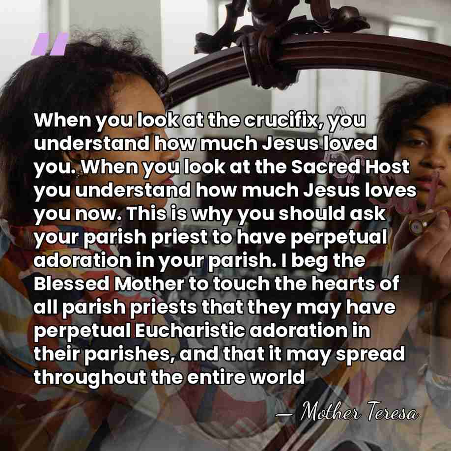 When you look at the crucifix, you understand how much Jesus loved&hellip; - Mother Teresa