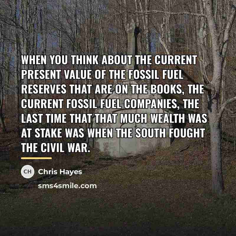 “When you think about the current present value of the…” quote by Chris Hayes