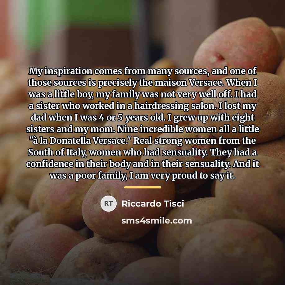 “My inspiration comes from many sources, and one of those…” quote by Riccardo Tisci