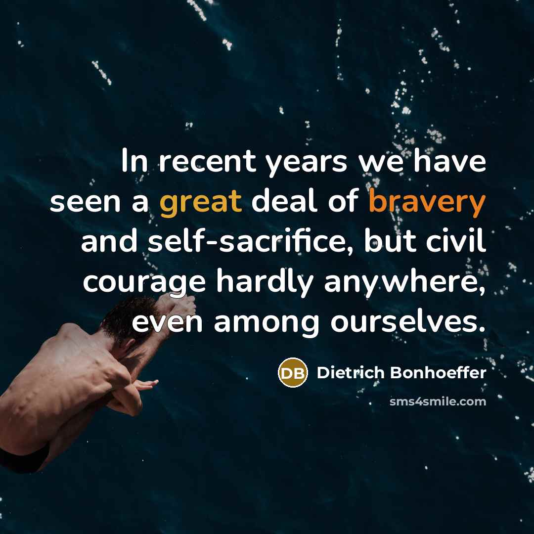 “In recent years we have seen a great deal of…” quote by Dietrich Bonhoeffer