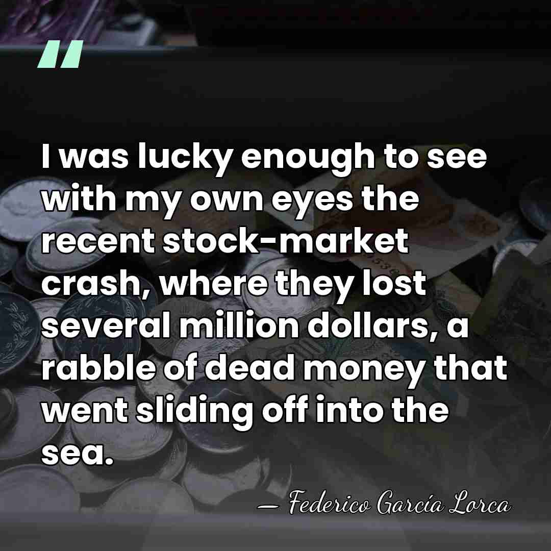 I was lucky enough to see with my own eyes the recent&hellip; - Federico Garcia Lorca