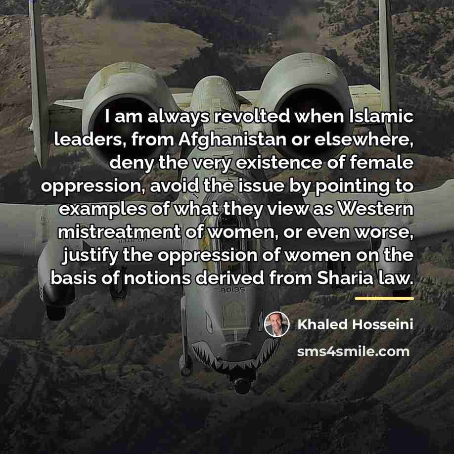 “I am always revolted when Islamic leaders, from Afghanistan or…” quote by Khaled Hosseini