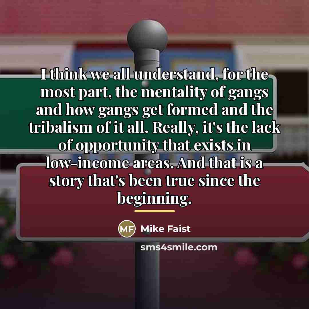 “I think we all understand, for the most part, the…” quote by Mike Faist