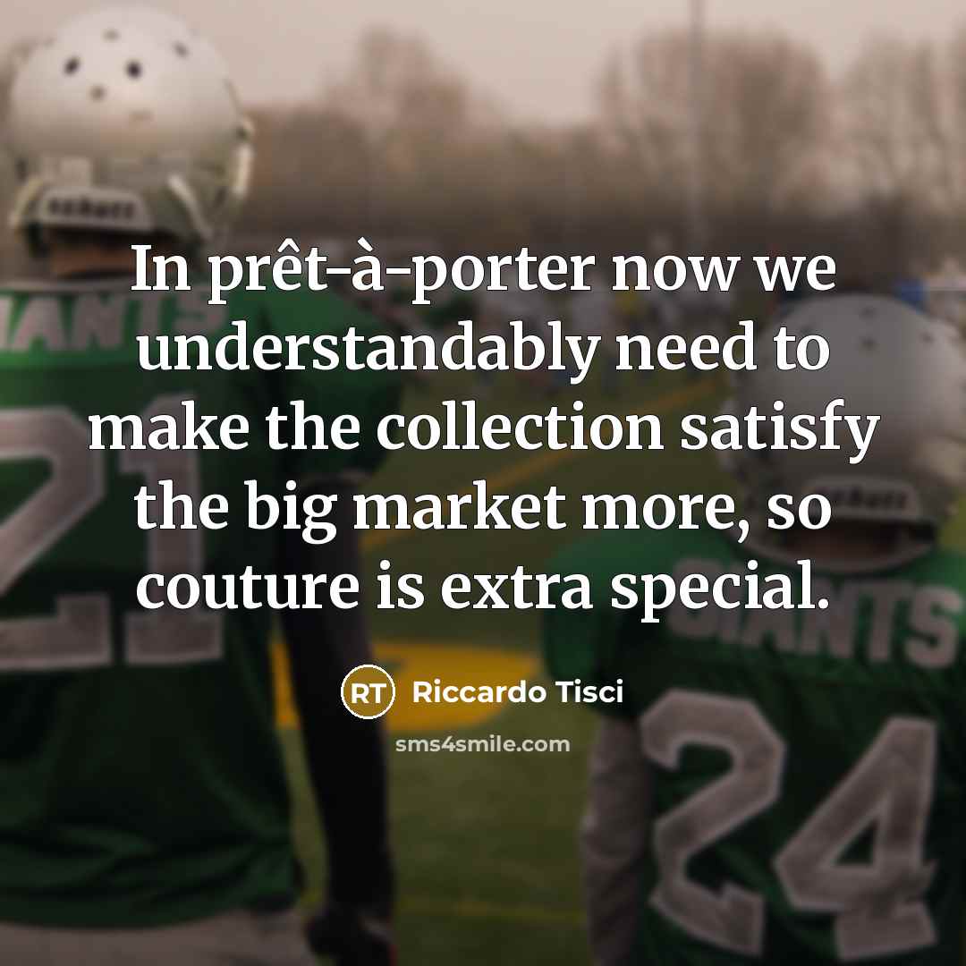 “In prêt-à-porter now we understandably need to make the collection…” quote by Riccardo Tisci