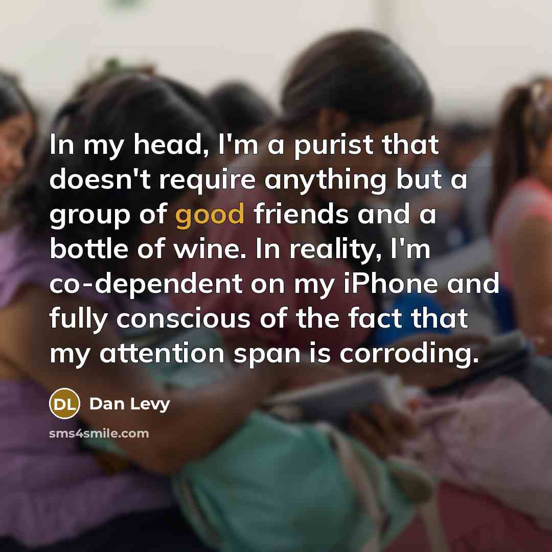 “In my head, I'm a purist that doesn't require anything…” quote by Dan Levy