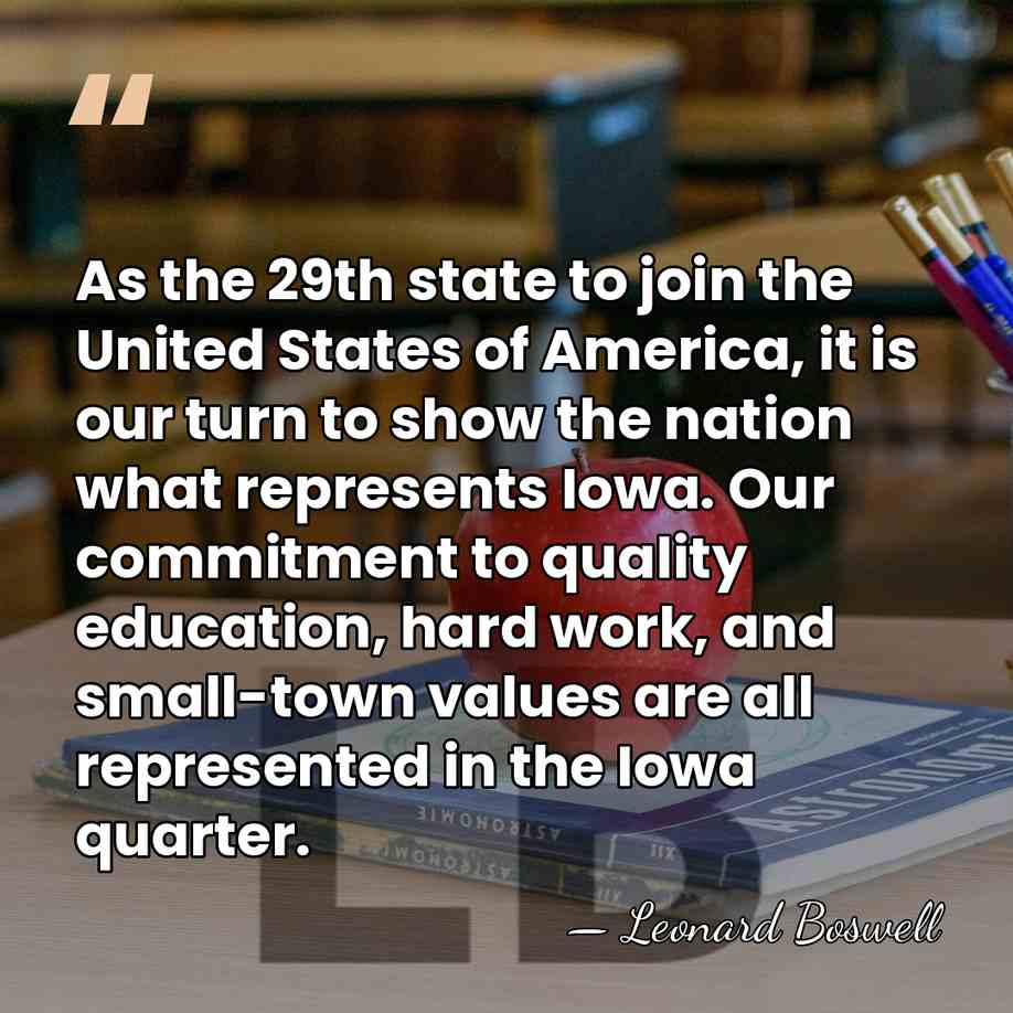 As the 29th state to join the United States of America, it&hellip; - Leonard Boswell
