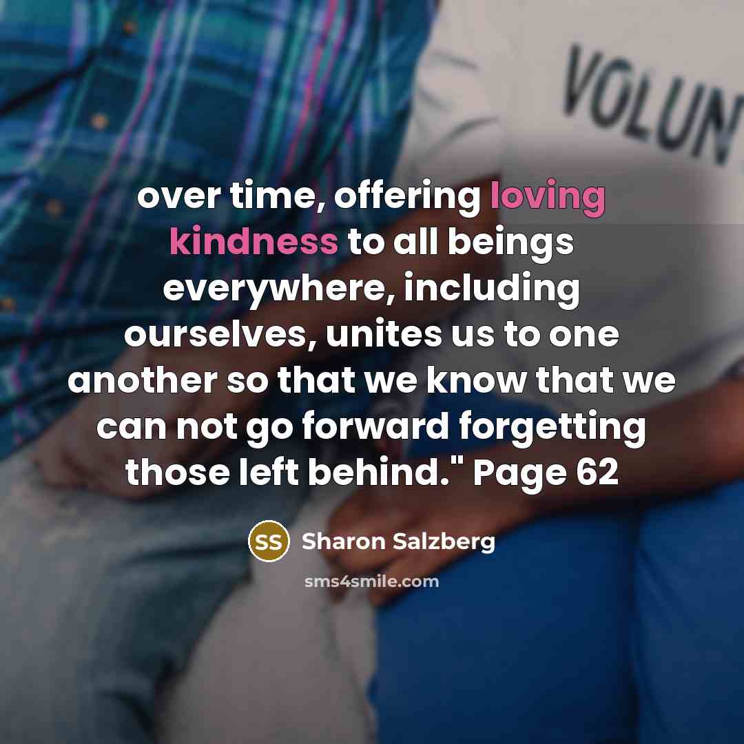 “over time, offering loving kindness to all beings everywhere, including…” quote by Sharon Salzberg
