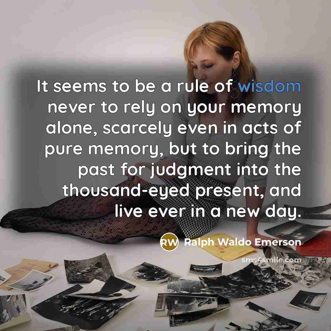 “It seems to be a rule of wisdom never to…” quote by Ralph Waldo Emerson