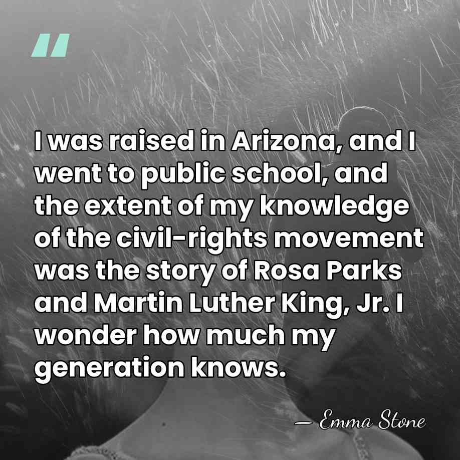 I was raised in Arizona, and I went to public school, and&hellip; - Emma Stone