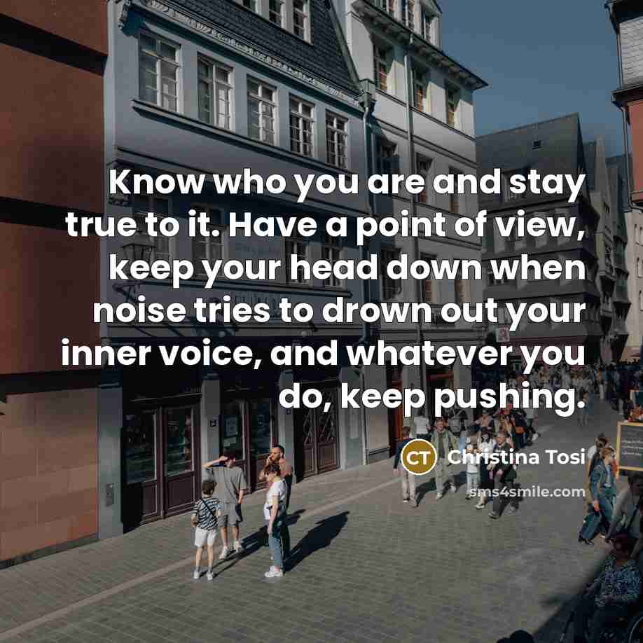 “Know who you are and stay true to it. Have…” quote by Christina Tosi