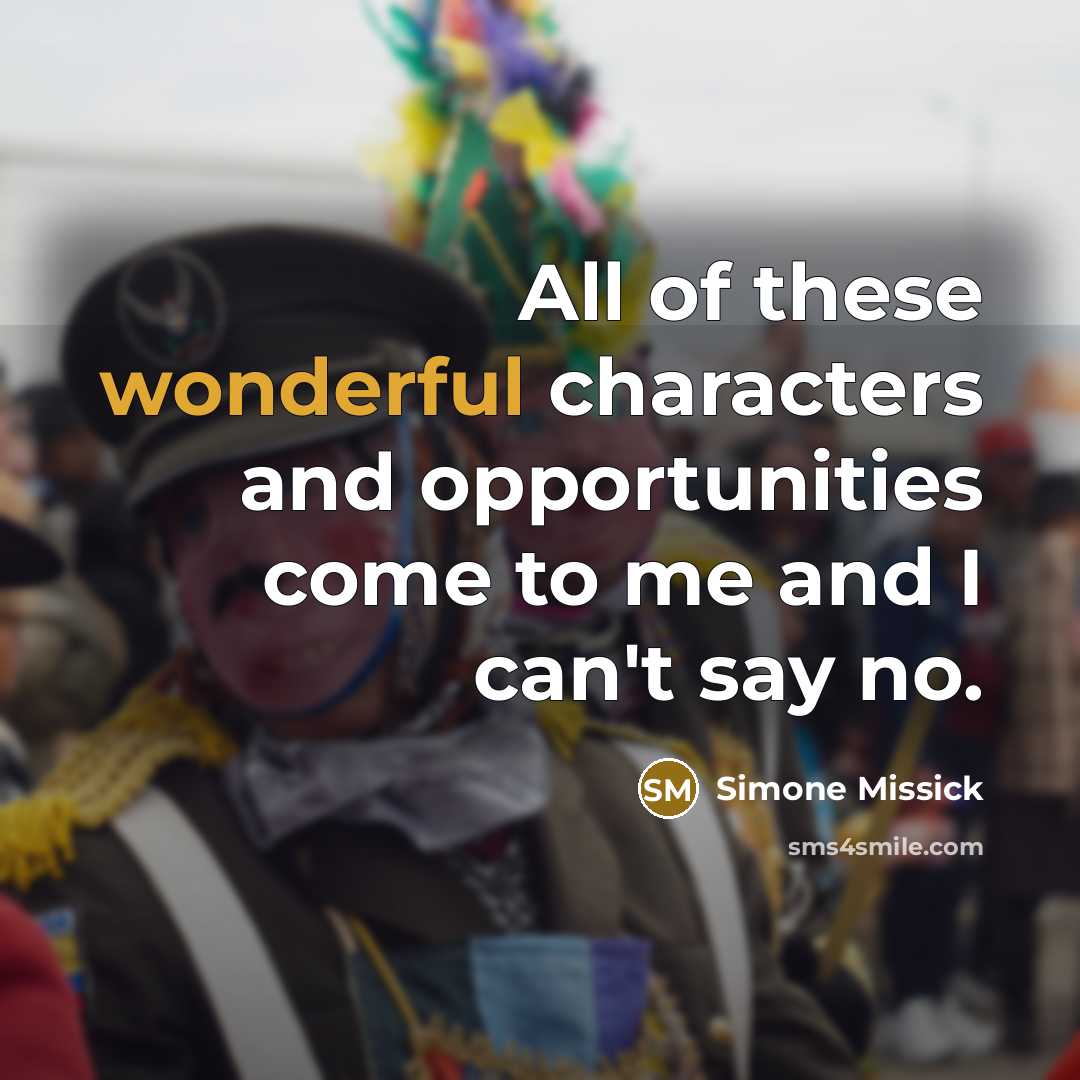 “All of these wonderful characters and opportunities come to me and I can't say no.” quote by Simone Missick