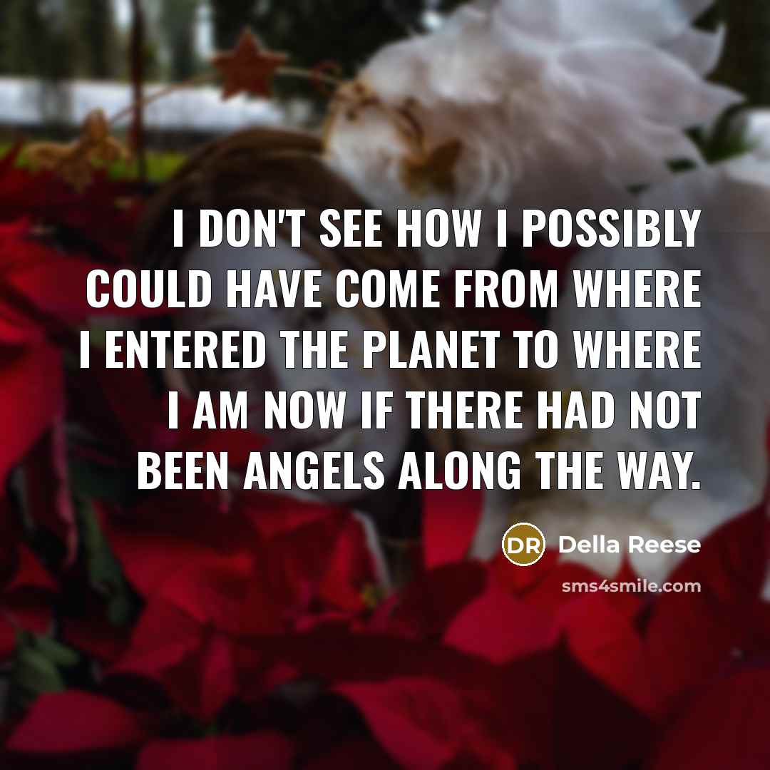 “I don't see how I possibly could have come from…” quote by Della Reese