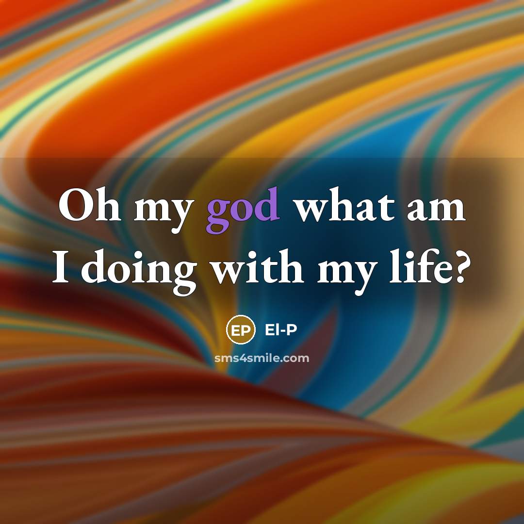 “Oh my god what am I doing with my life?” quote by El-P