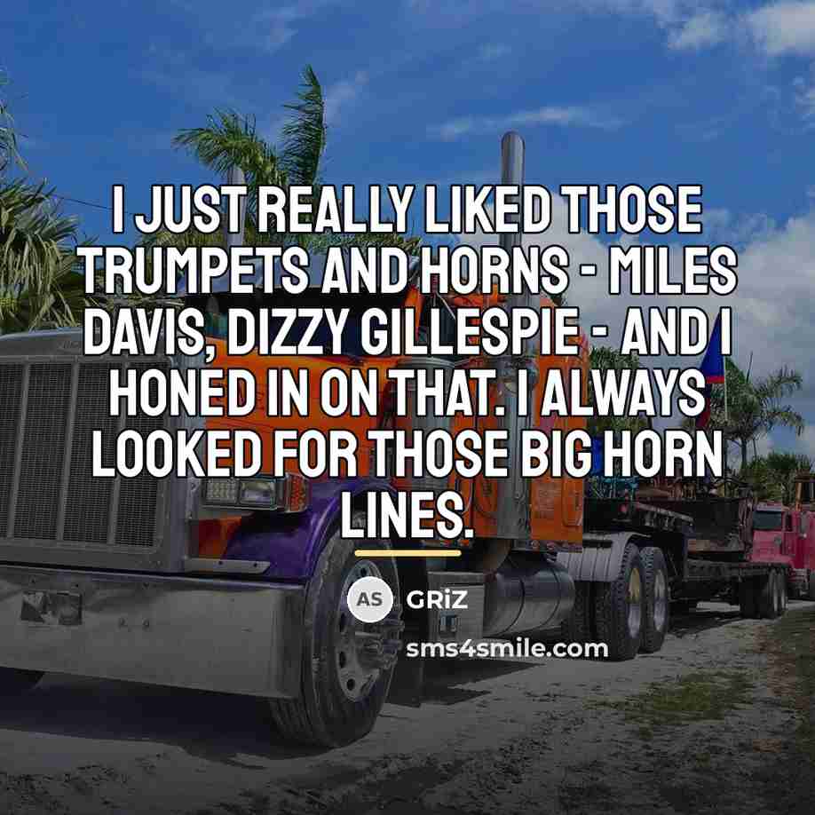 “I just really liked those trumpets and horns - Miles…” quote by GRiZ