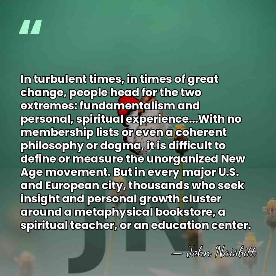 In turbulent times, in times of great change, people head for the&hellip; - John Naisbitt