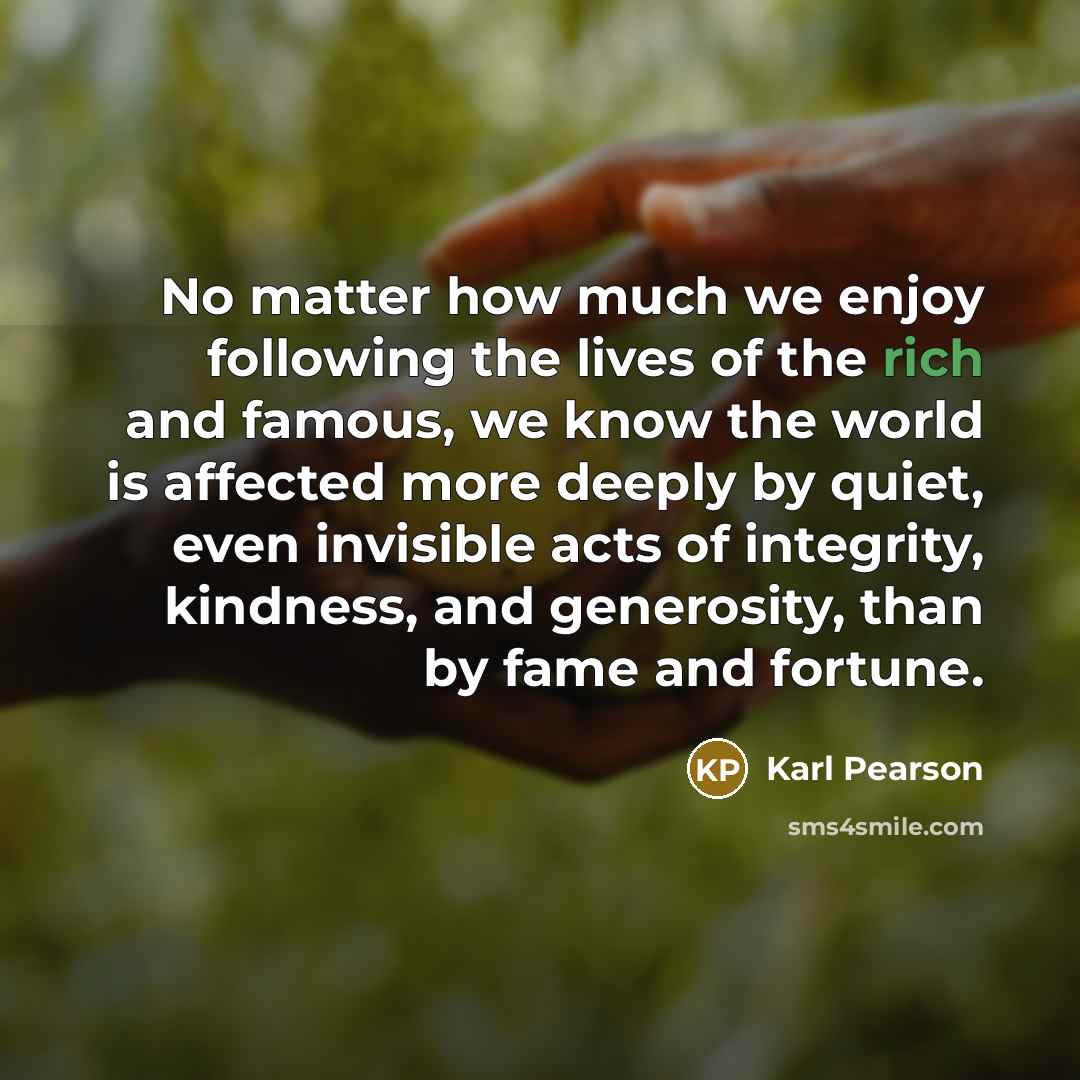 “No matter how much we enjoy following the lives of…” quote by Karl Pearson