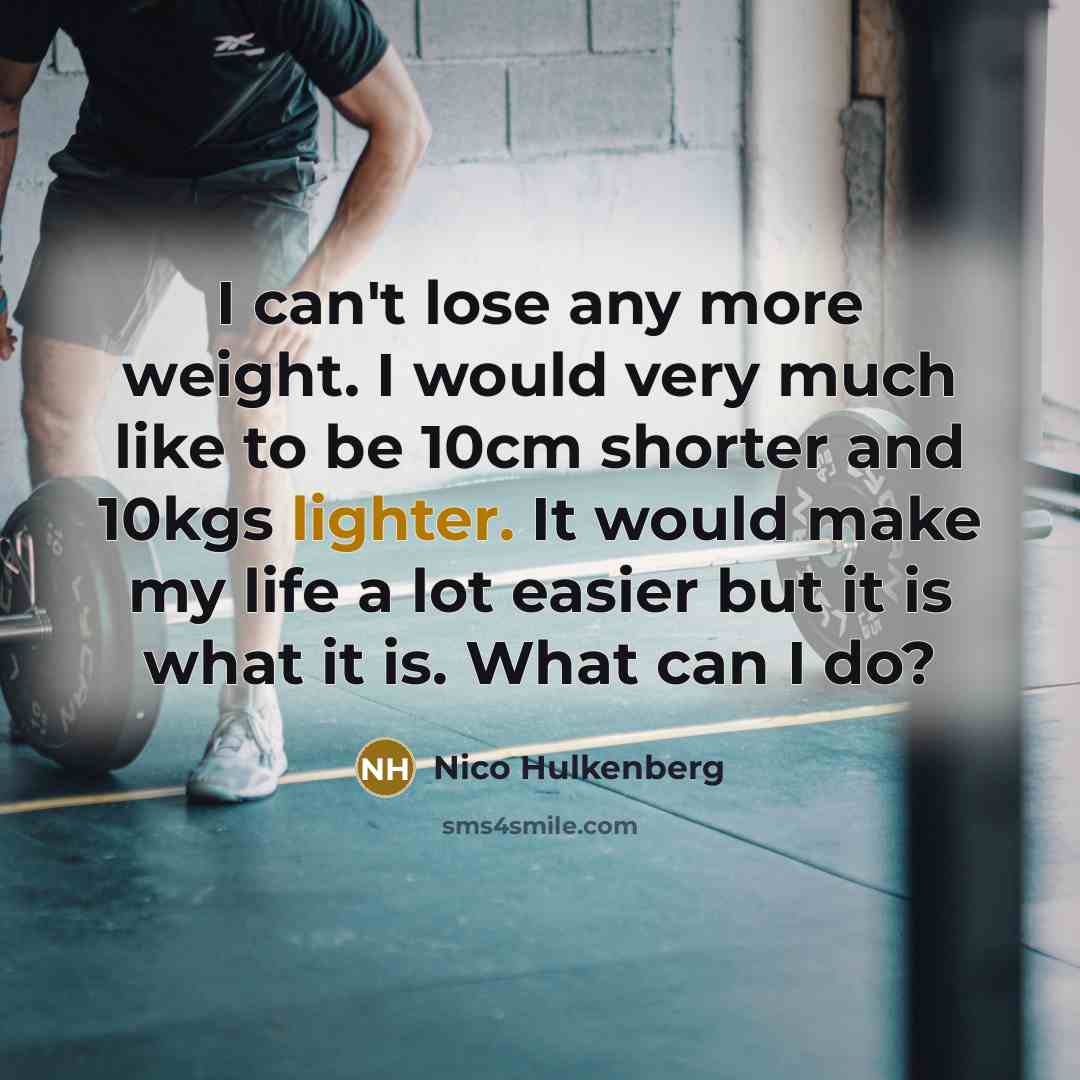 “I can't lose any more weight. I would very much…” quote by Nico Hulkenberg