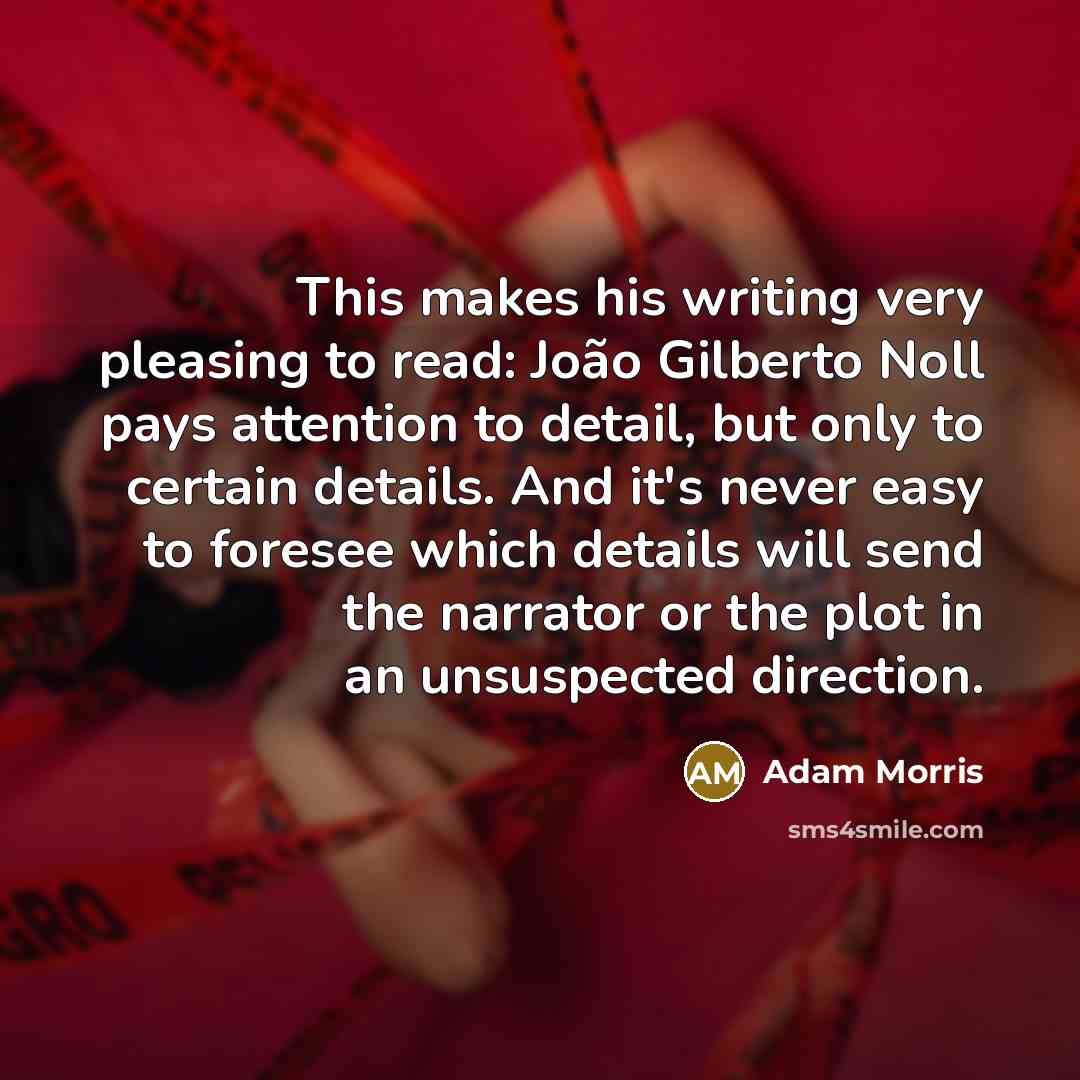“This makes his writing very pleasing to read: João Gilberto…” quote by Adam Morris