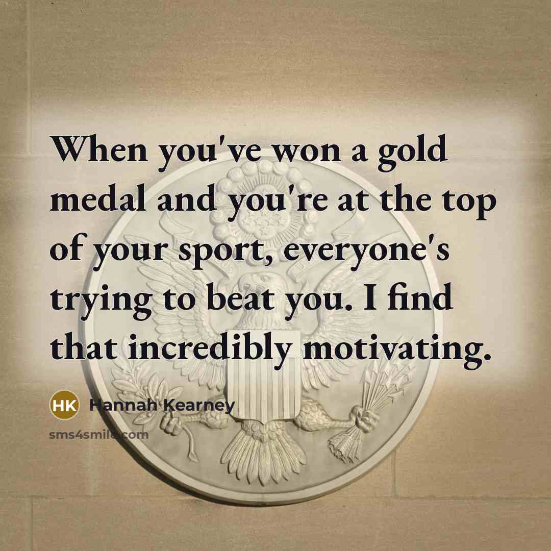 “When you've won a gold medal and you're at the…” quote by Hannah Kearney
