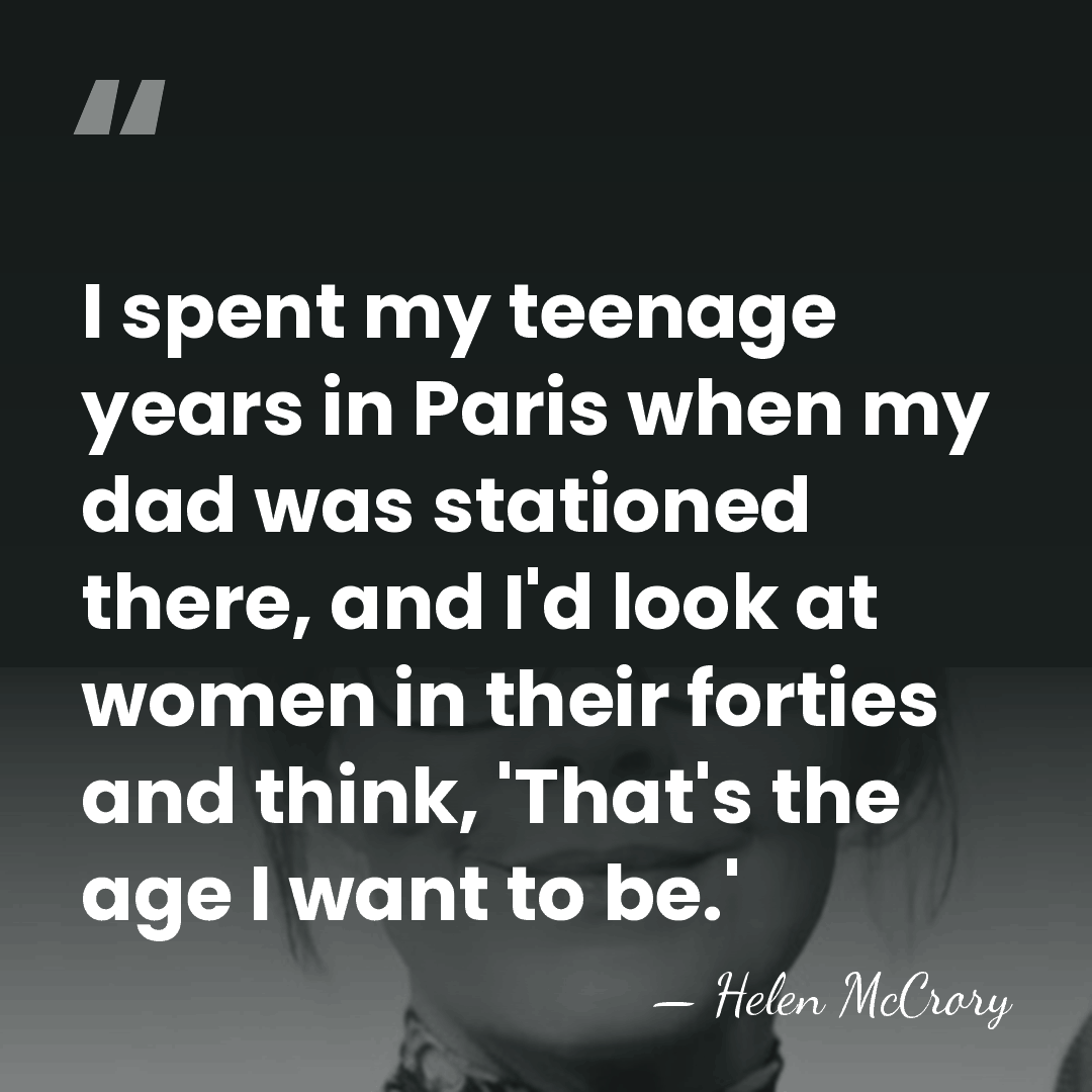I spent my teenage years in Paris when my dad was stationed&hellip; - Helen McCrory
