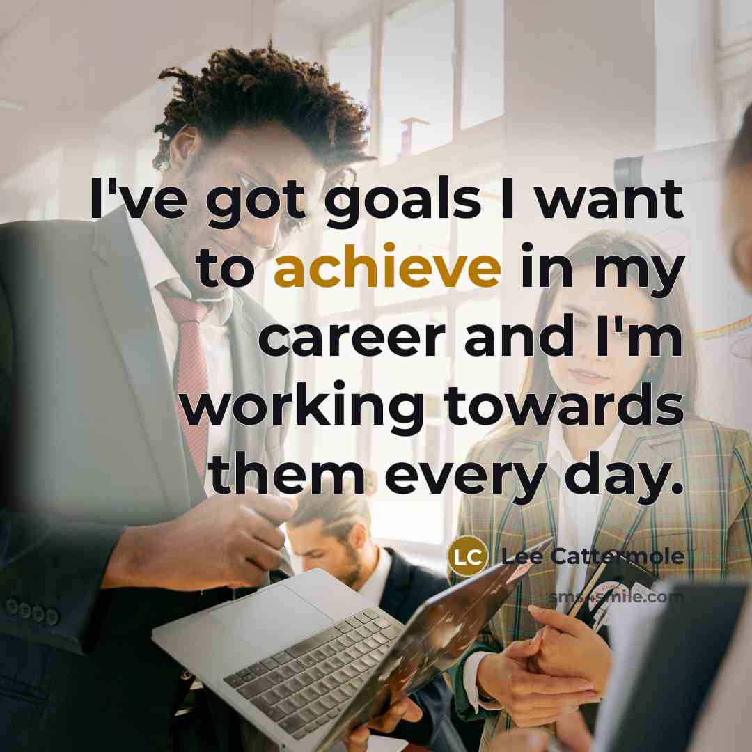 “I've got goals I want to achieve in my career…” quote by Lee Cattermole