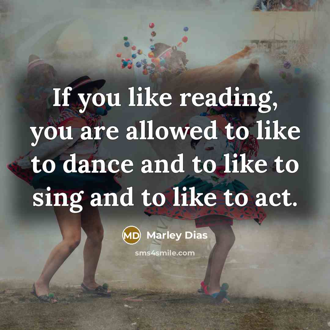 “If you like reading, you are allowed to like to…” quote by Marley Dias