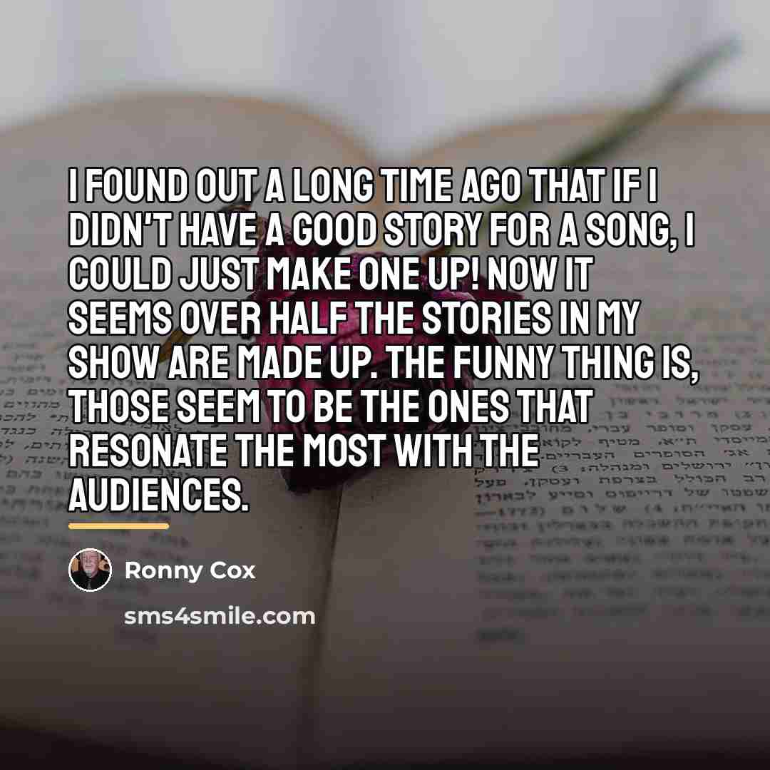 “I found out a long time ago that if I…” quote by Ronny Cox