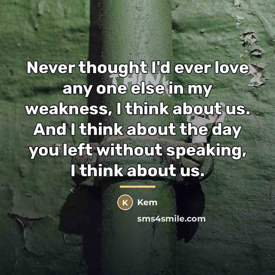 “Never thought I'd ever love any one else in my…” quote by Kem