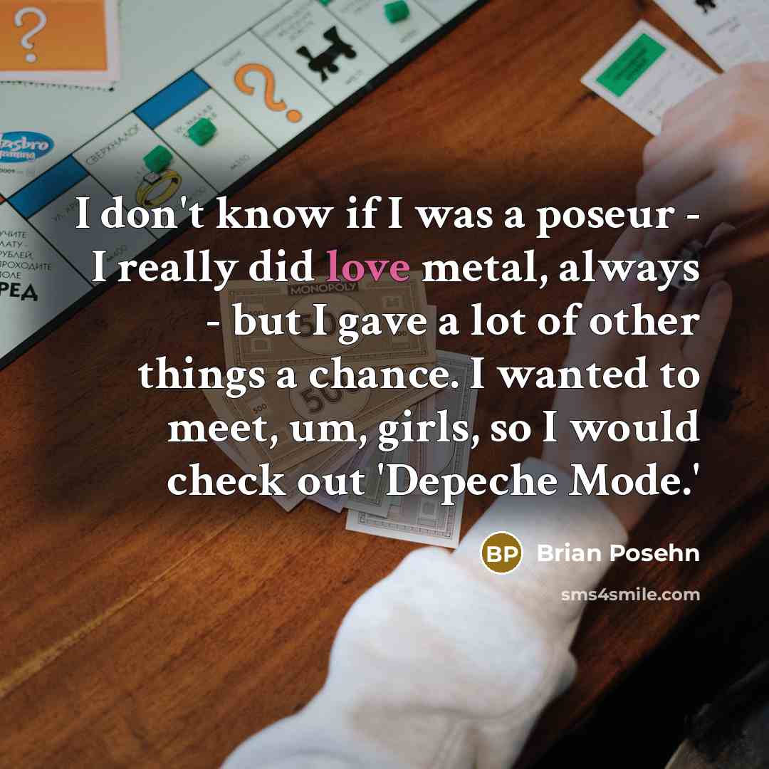 “I don't know if I was a poseur - I…” quote by Brian Posehn