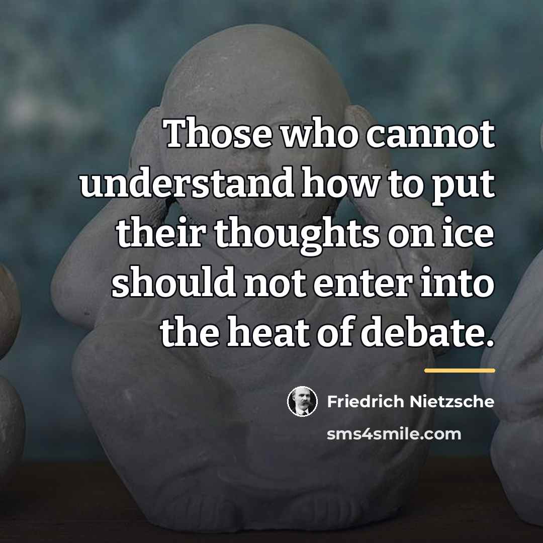 “Those who cannot understand how to put their thoughts on…” quote by Friedrich Nietzsche