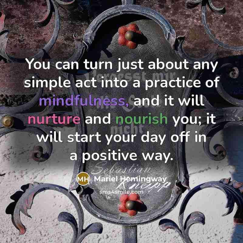 “You can turn just about any simple act into a…” quote by Mariel Hemingway
