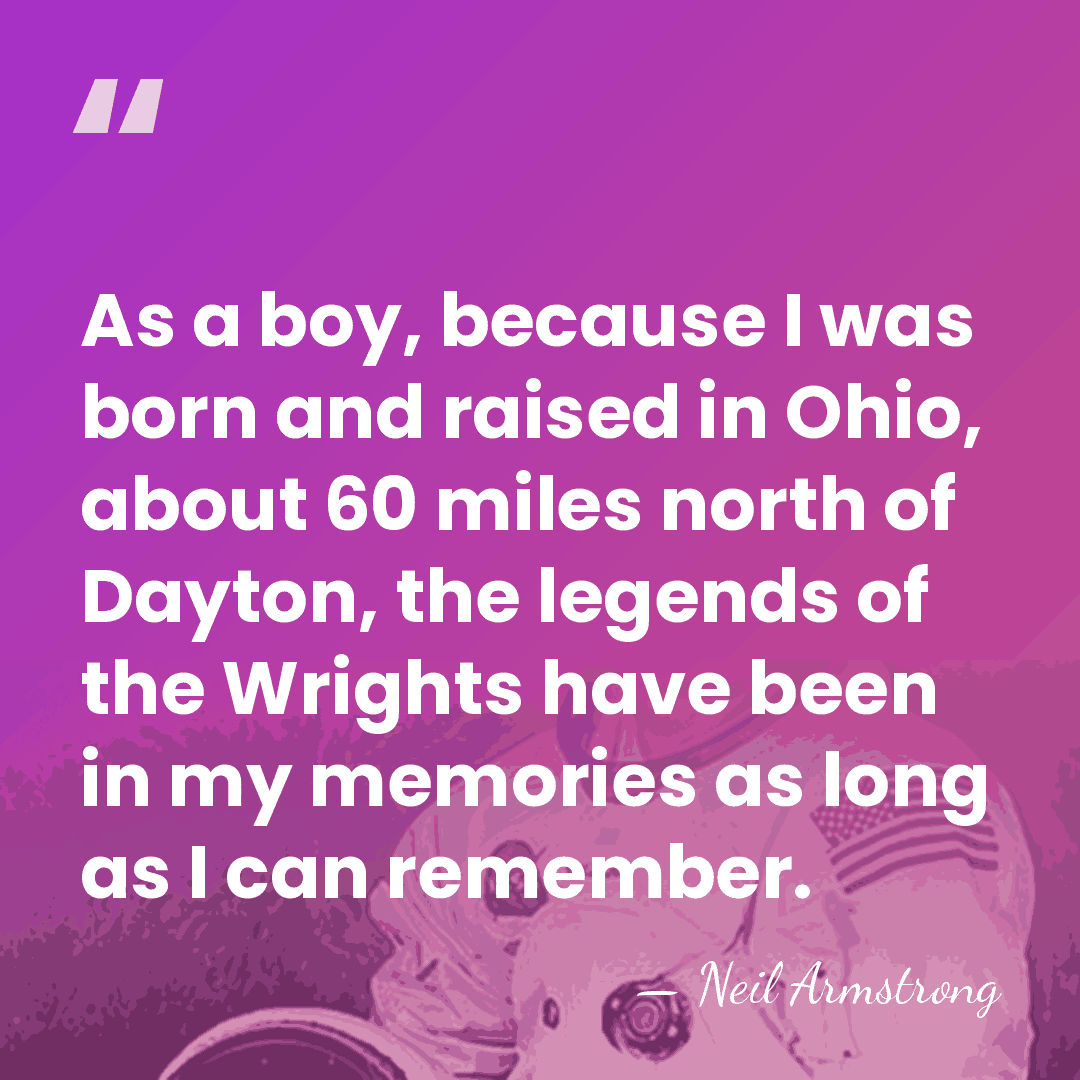 As a boy, because I was born and raised in Ohio, about&hellip; - Neil Armstrong
