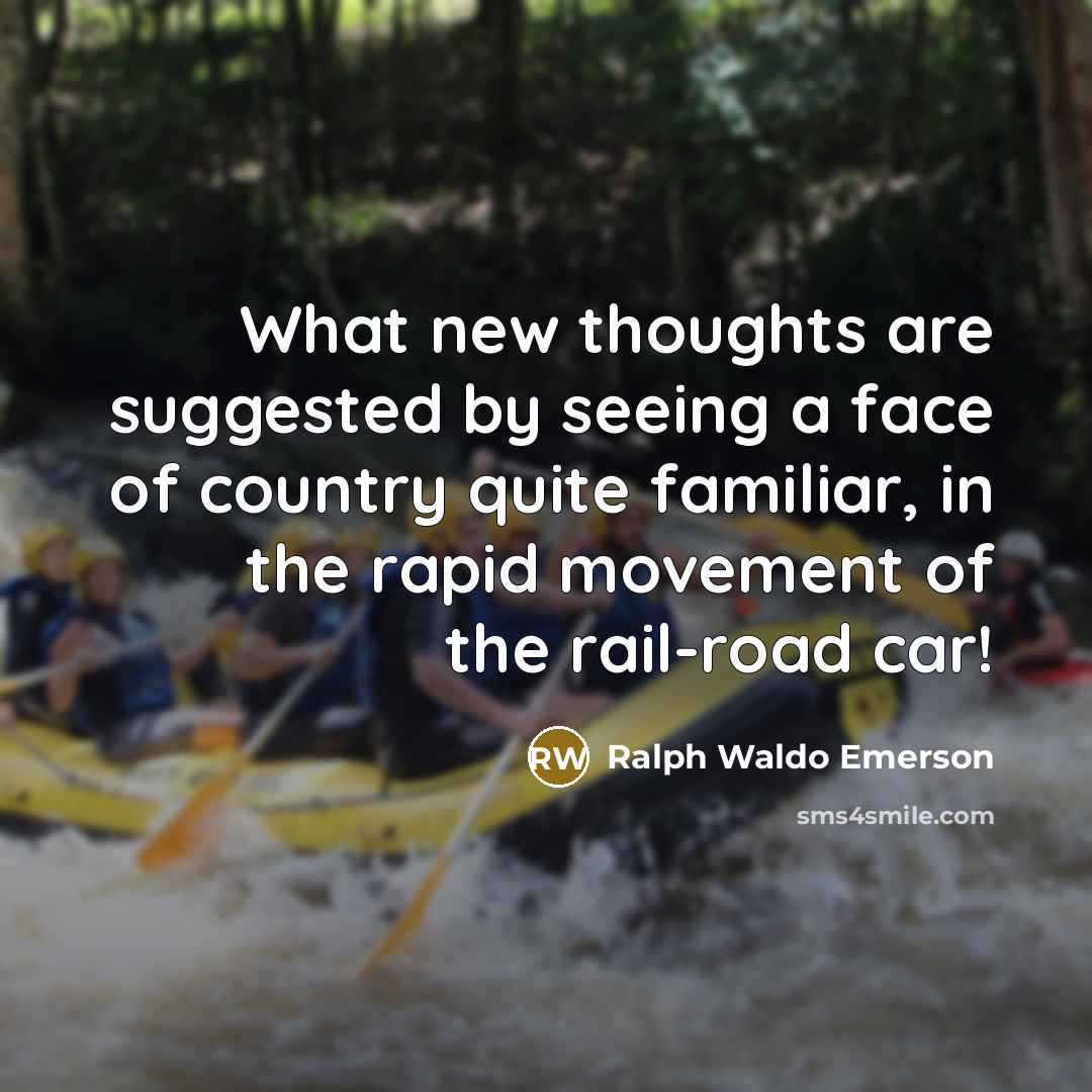 “What new thoughts are suggested by seeing a face of…” quote by Ralph Waldo Emerson